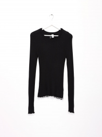 Свитры и кардиганы H&M модель 0441791_чорний Фото