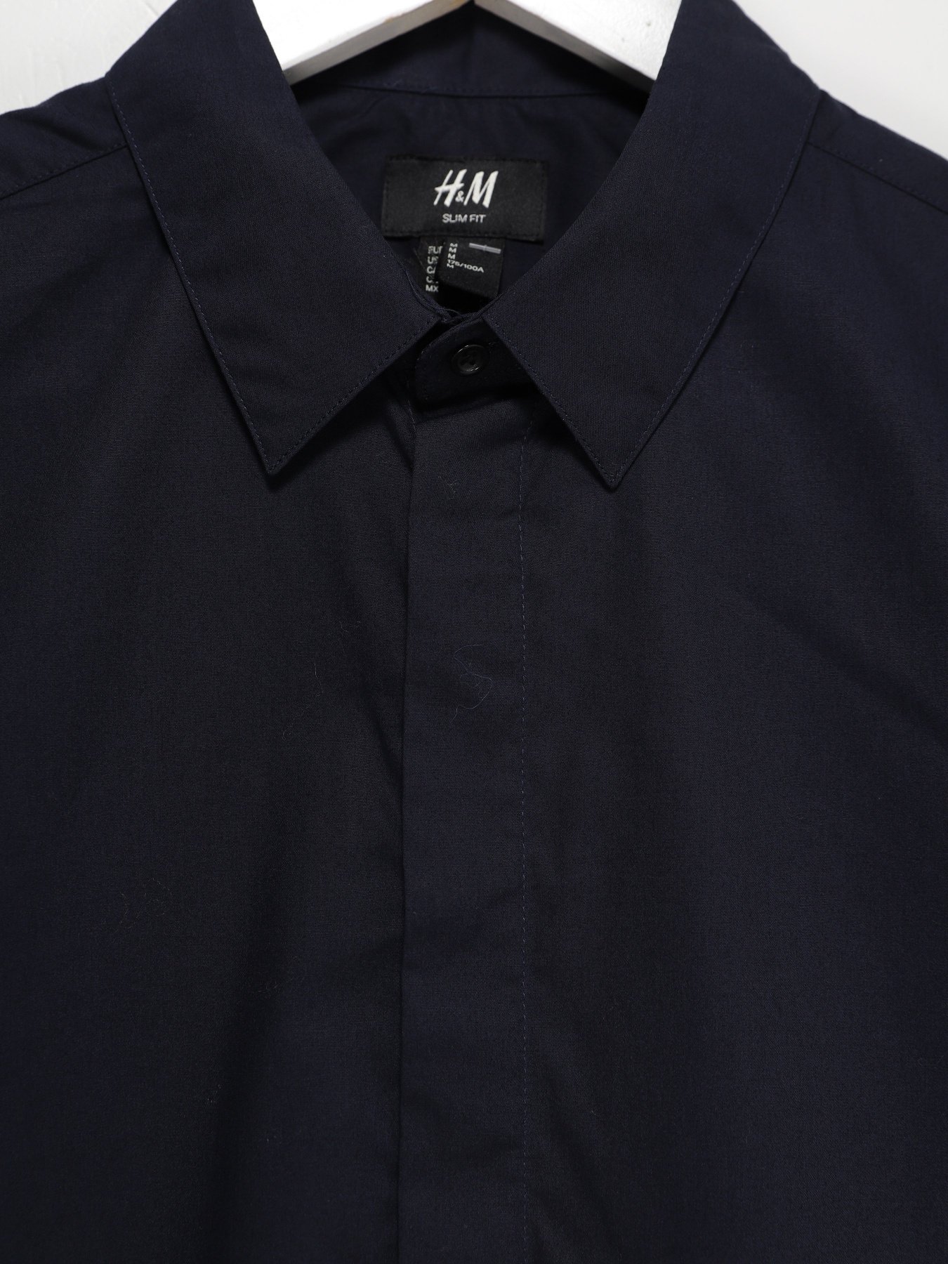 Сорочки H&M модель 0450996_т.синій Сорочки H&M модель 0450996_т.синій Фото