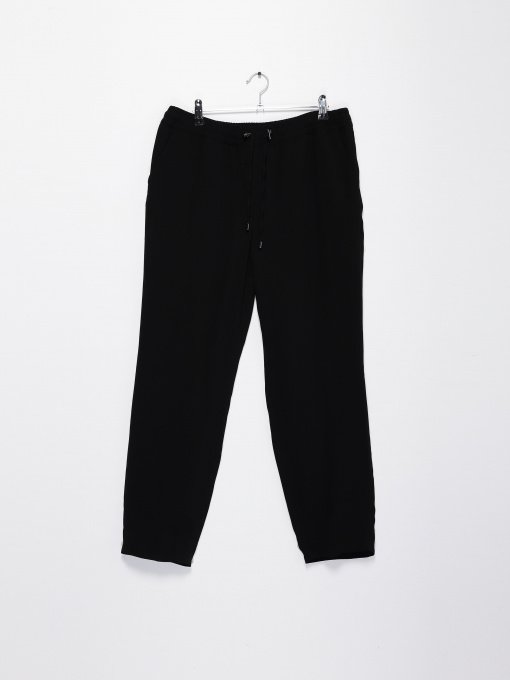 Брюки H&M модель 0464783_чорний Фото