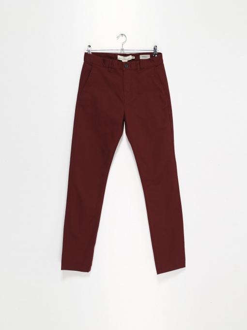 Брюки H&M модель 0491912_т.бордовий Фото
