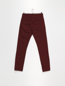 Штани H&M модель 0491912_т.бордовий Фото