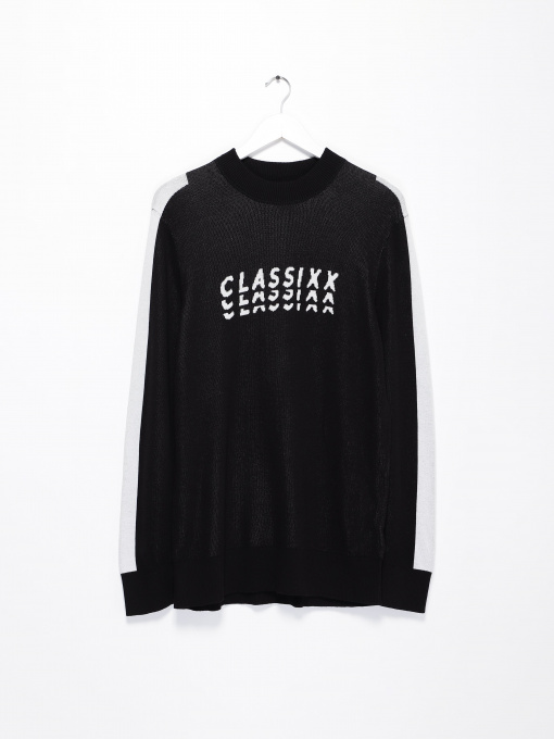 Свитры и кардиганы H&M модель 0497926_чорний з білим Фото