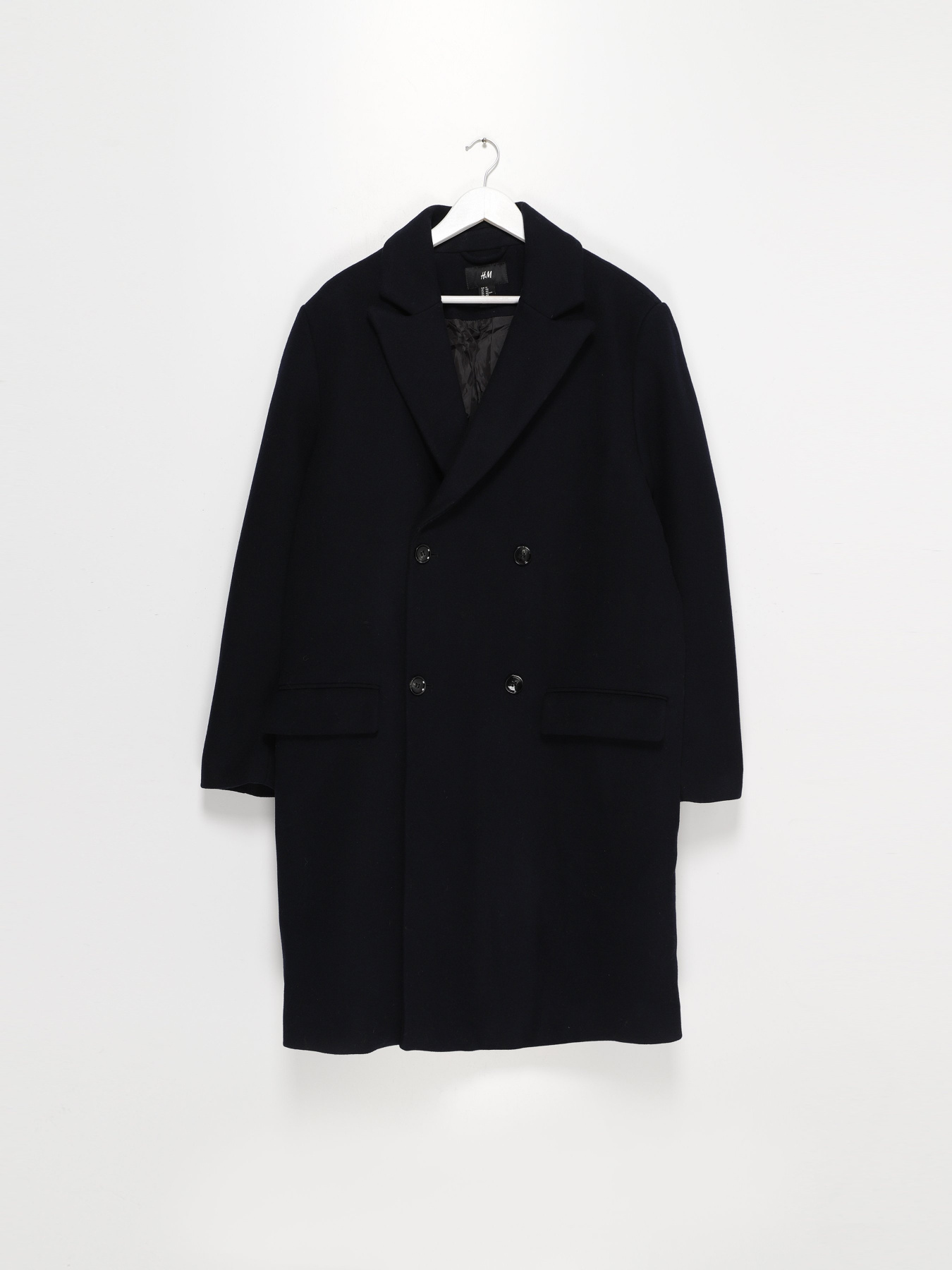 Пальто и плащи H&M модель 0501407_т.синій Пальто и плащи H&M модель 0501407_т.синій Фото