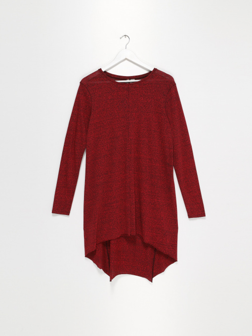 Платья H&M модель 0516656_бордовий комб. Фото