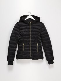 Куртки та дублянки H&M модель 0527172_чорний Фото