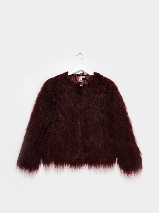 Куртки та дублянки H&M модель 0537060_т.бордовий Фото