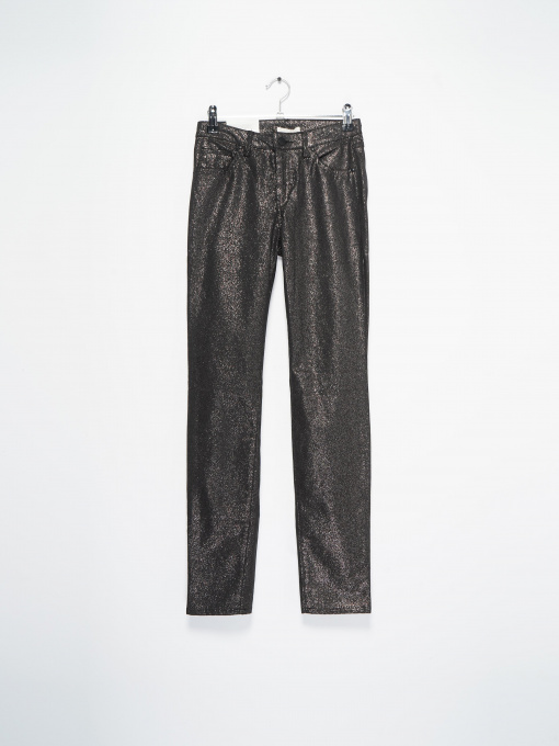 Брюки H&M модель 0541867_чорний комб. Фото