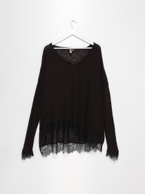 Свитры и кардиганы H&M модель 0546610_чорний Фото