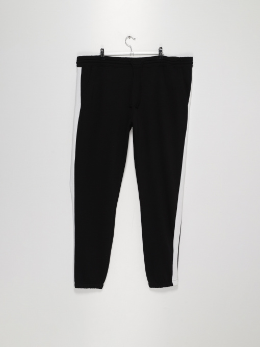 Брюки H&M модель 0547780_чорний з білим Фото