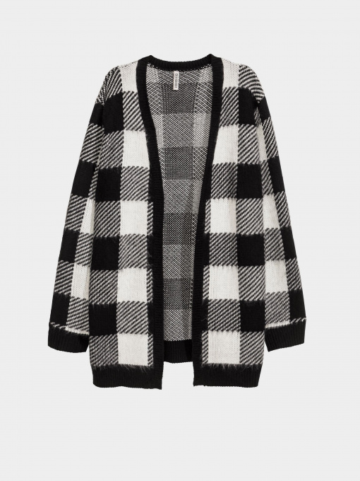 Свитры и кардиганы H&M модель 0448202_чорний з білим Фото