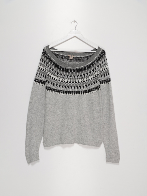 Свитры и кардиганы H&M модель 0567924_сірий комб. Фото