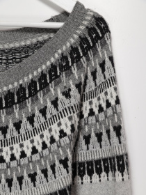 Свитры и кардиганы H&M модель 0567924_сірий комб. Фото