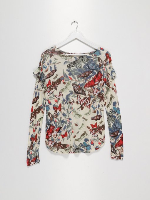 Худи и свитшоты H&M модель 0597059_білий комб. Фото