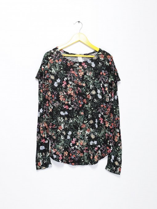 Худи и свитшоты H&M модель 0597059_чорний комб. Фото