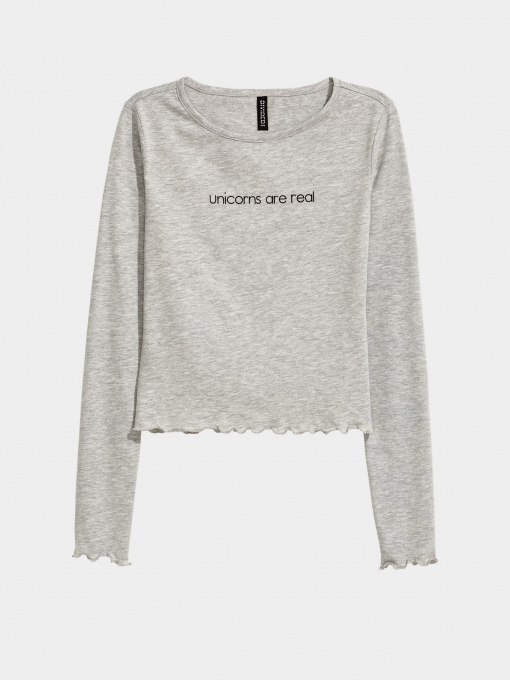 Худи и свитшоты H&M модель 0456042_сірий Фото