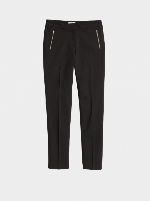 Брюки H&M модель 0459162_чорний Фото