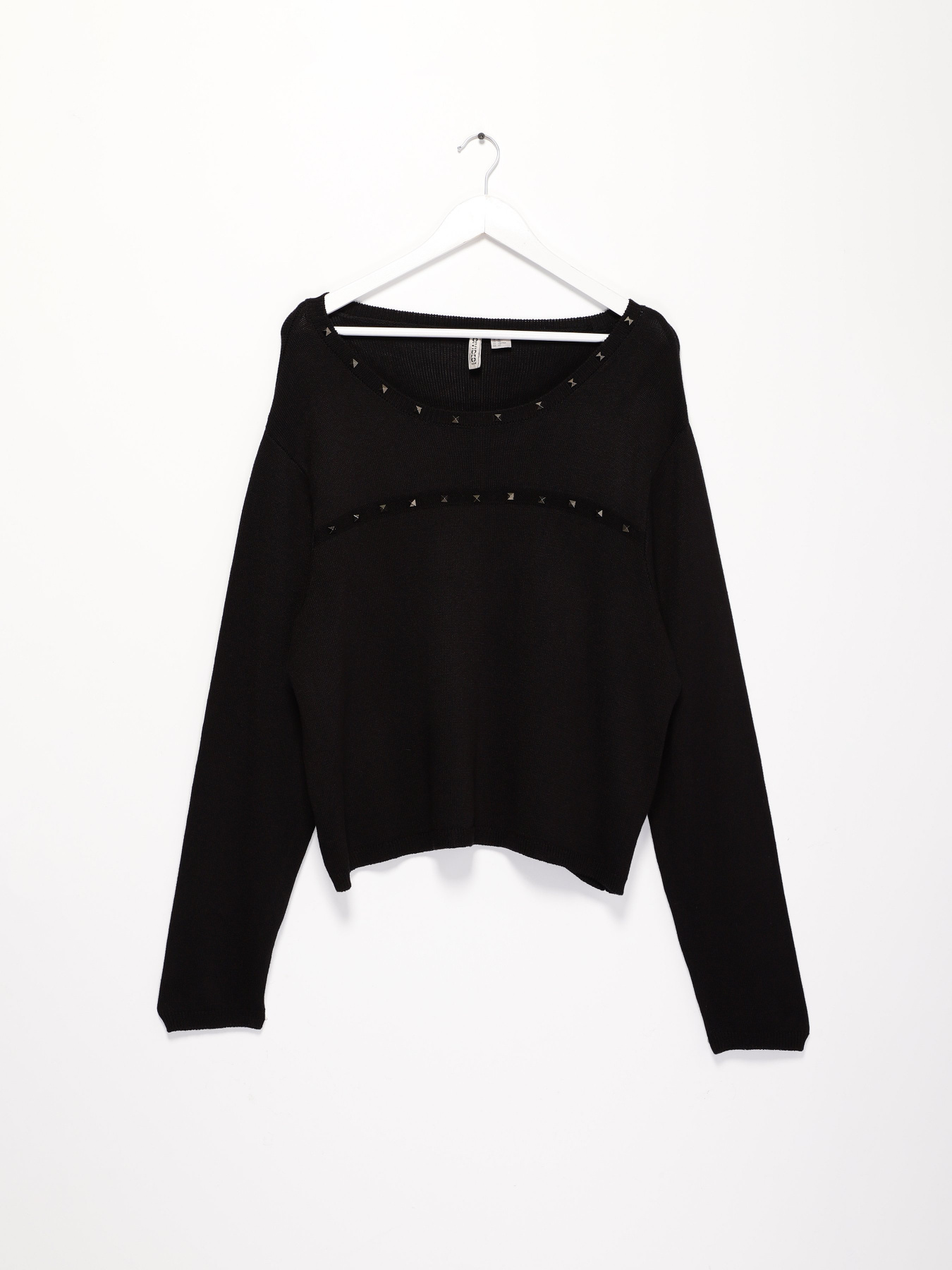 Свитры и кардиганы H&M модель 0678153_чорний Фото