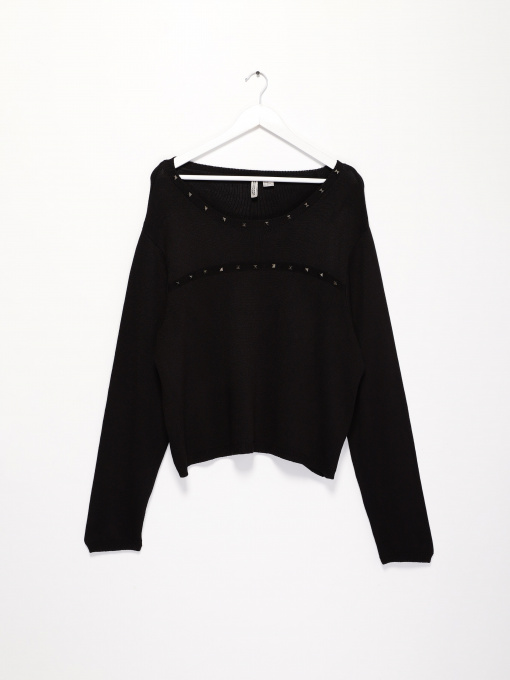 Свитры и кардиганы H&M модель 0678153_чорний Фото
