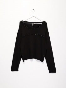 Свитры и кардиганы H&M модель 0678153_чорний Фото