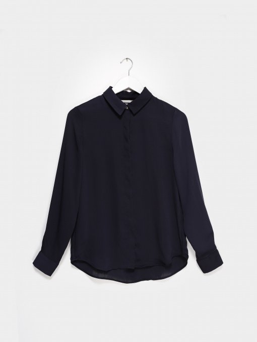 Рубашки H&M модель 0688873_т.синій Фото