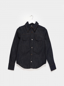 Рубашки H&M модель 0689982_т.синій Фото