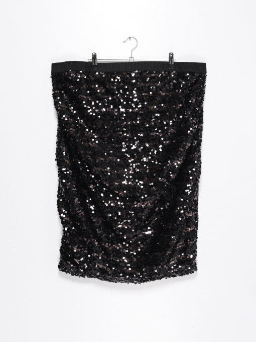 Юбки H&M модель 0713914_чорний Фото