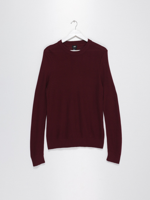 Свитры и кардиганы H&M модель 0736963_бордовий Фото