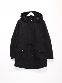 Куртки та дублянки H&M модель 0742561_чорний Фото