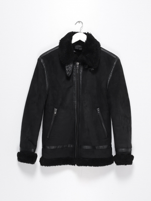 Куртки та дублянки H&M модель 0769125_чорний Фото