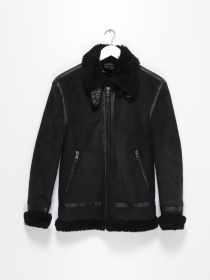 Куртки та дублянки H&M модель 0769125_чорний Фото