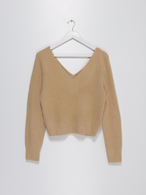 Свитры и кардиганы H&M модель 0770703_бежевий Фото