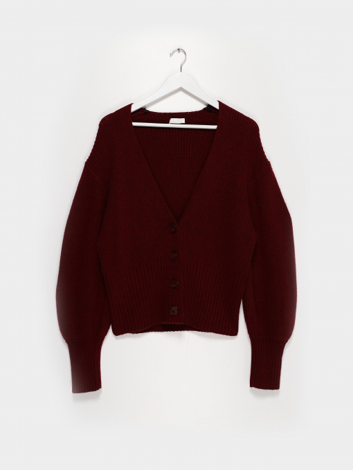 Светри та кардигани H&M модель 0776774_бордовий Фото