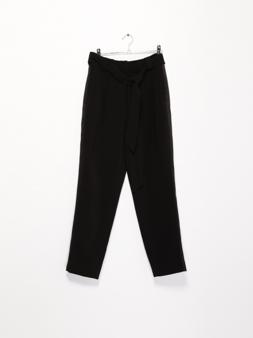 Брюки H&M модель 0783274_чорний Фото