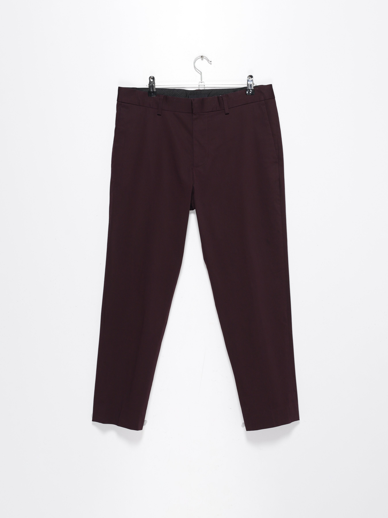 Брюки H&M модель 0817954_т.бордовий Фото
