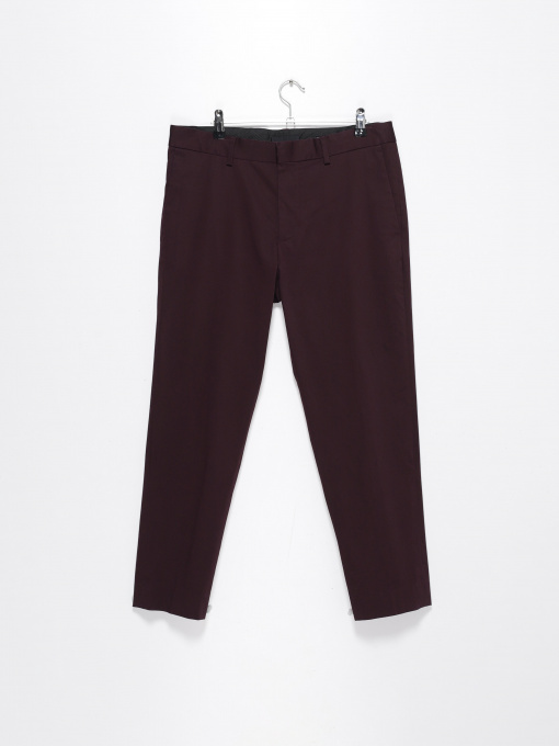 Штани H&M модель 0817954_т.бордовий Фото