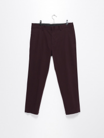 Брюки H&M модель 0817954_т.бордовий Фото