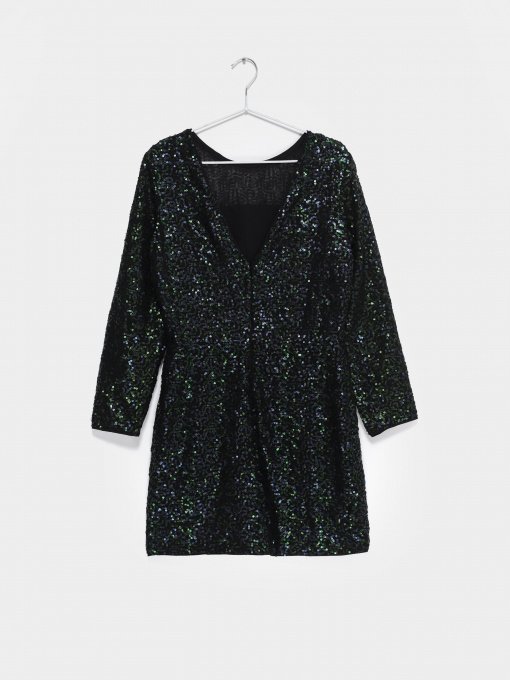 Платья H&M модель 0827349_чорний комб. Фото