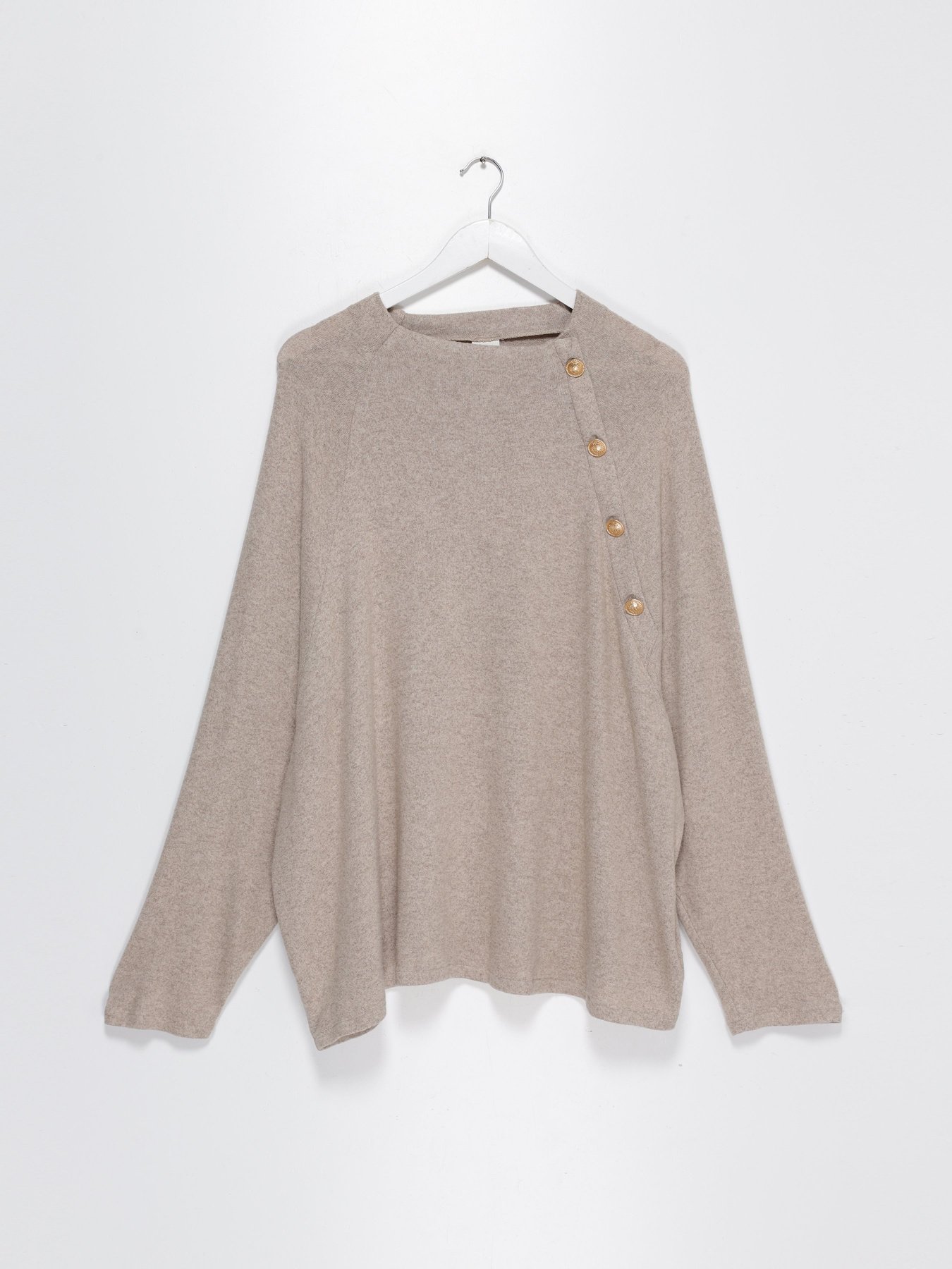 Свитры и кардиганы H&M модель 0828928_бежевий Фото