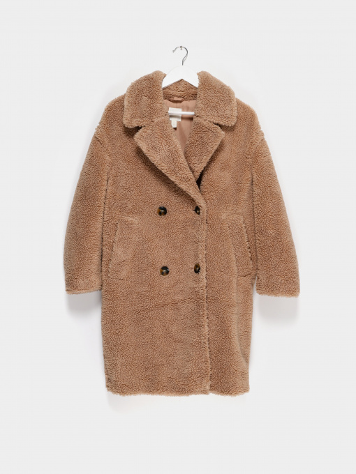 Куртки та дублянки H&M модель 0840059_бежевий Фото