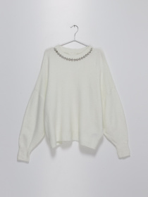 Свитры и кардиганы H&M модель 0874372_білий Фото