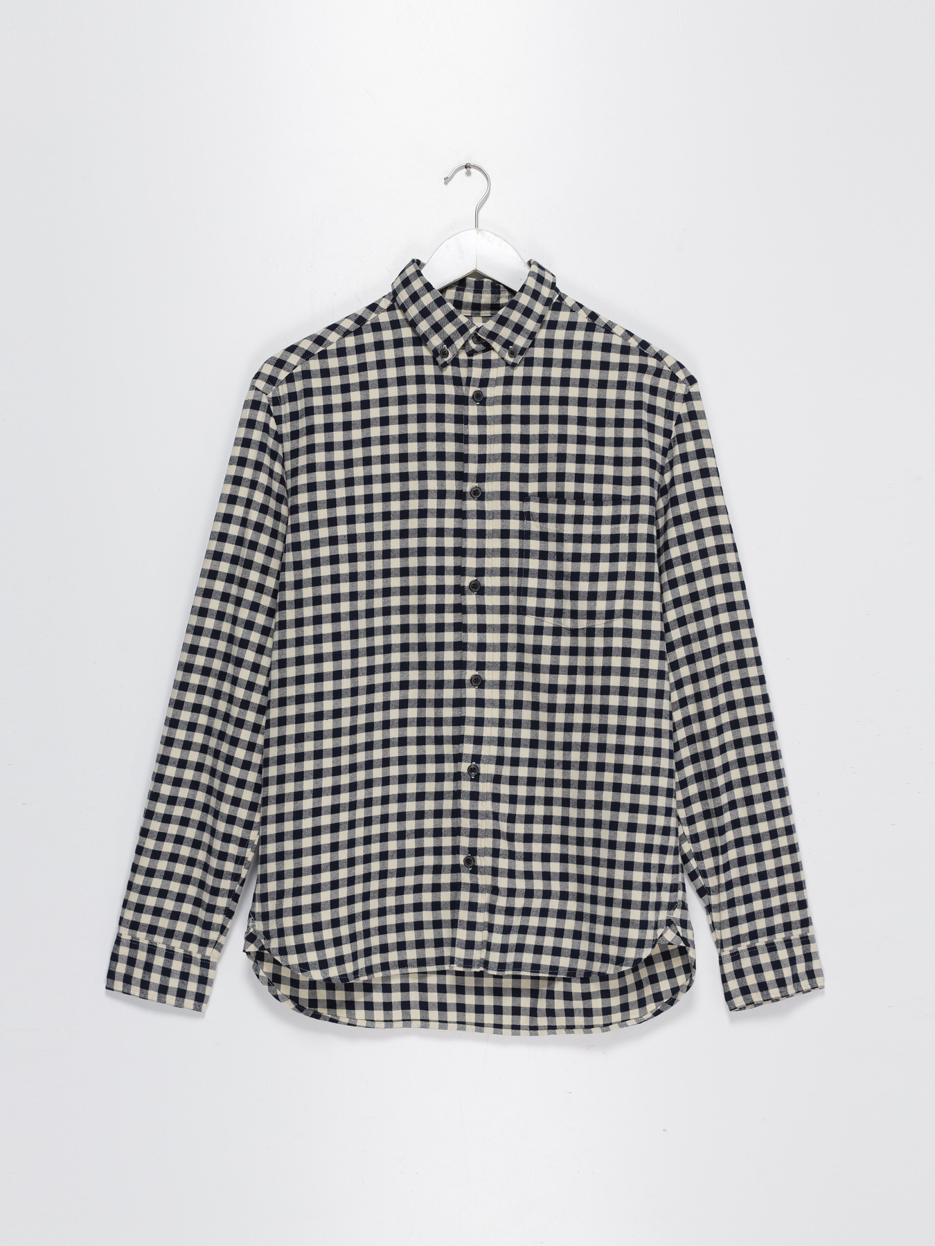 Сорочки H&M модель 0899817_молочний з т.синім Сорочки H&M модель 0899817_молочний з т.синім Фото