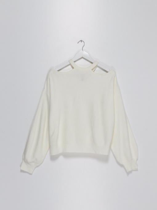 Свитры и кардиганы H&M модель 0905852_білий Фото