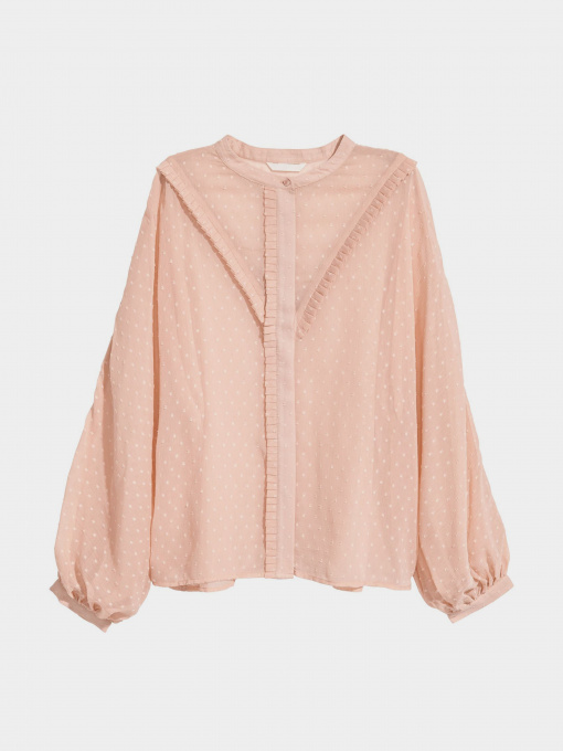 Рубашки H&M модель 0546035_с.бежевий Фото