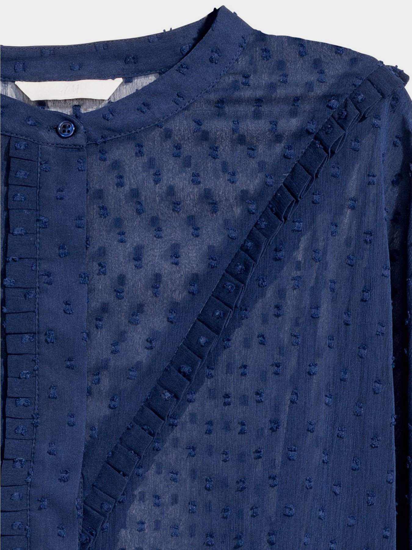 Рубашки H&M модель 0546035_т.синій Фото