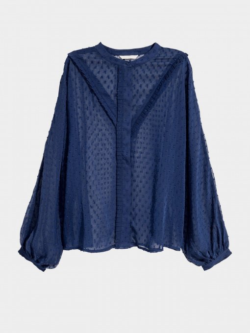 Рубашки H&M модель 0546035_т.синій Фото
