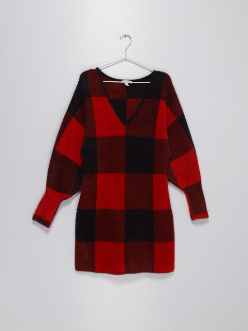 Платья H&M модель 0924744_червоний комб. Фото