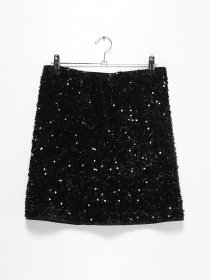 Спідниці H&M модель 0927252_чорний Фото