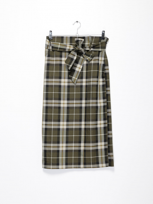Спідниці H&M модель 0928928_хакі комб. Фото