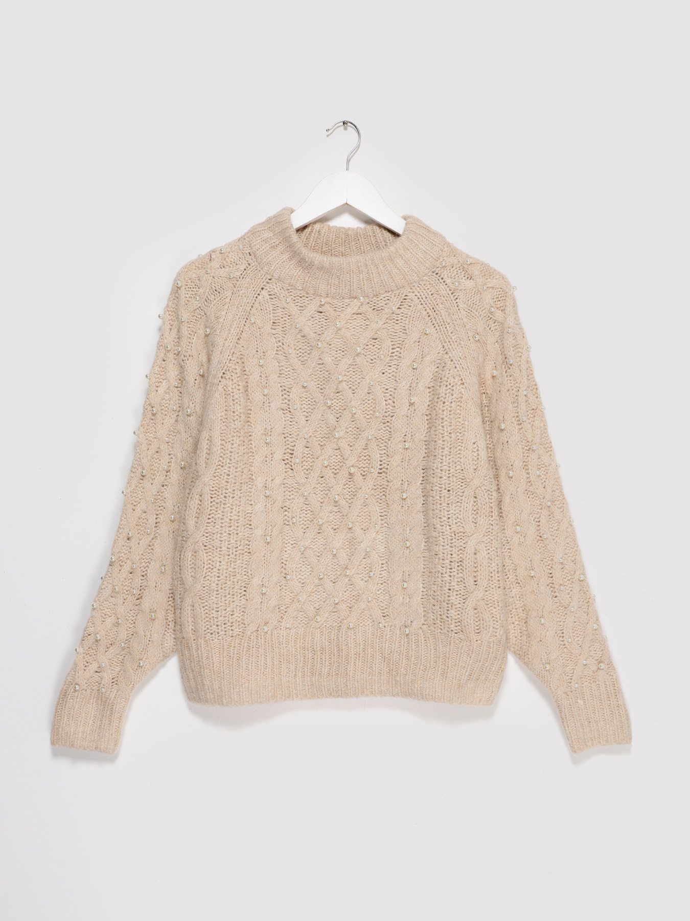 Свитры и кардиганы H&M модель 0943782_бежевий Фото