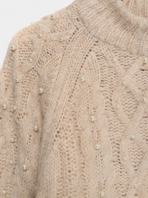 Свитры и кардиганы H&M модель 0943782_бежевий Фото
